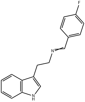 1H-Indole-3-ethanamine, N-[(4-fluorophenyl)methylene]-