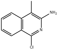 1-chloro-4-methylisoquinolin-3-amine Structure