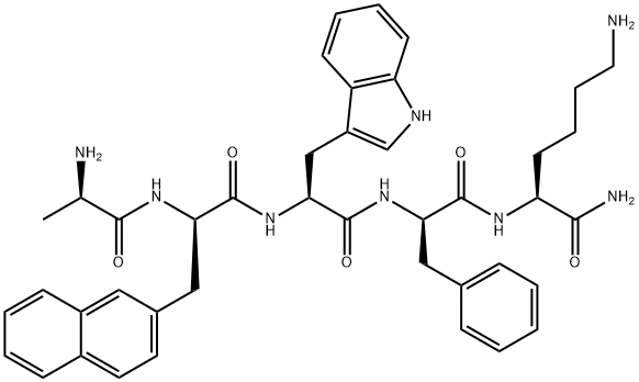 (DES-ALA3)-GHRP-2, 290312-22-0, 结构式