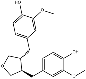 アンヒドロセコイソラリシレシノール 化学構造式
