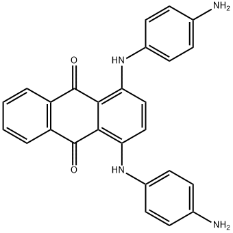 9,10-Anthracenedione, 1,4-bis[(4-aminophenyl)amino]- Structure