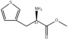 METHYL(2R)-2-AMINO-3-(THIOPHEN-3-YL)PROPANOATE 结构式
