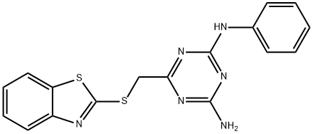 296246-70-3 6-(1,3-benzothiazol-2-ylsulfanylmethyl)-2-N-phenyl-1,3,5-triazine-2,4-diamine