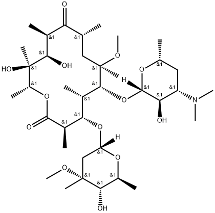 Clarthromycin EP Impurity B Structure