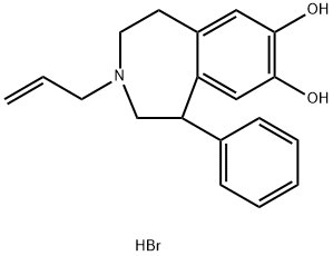 (±)-SKF-77434  hydrobromide,  (±)-7,8-Dihydroxy-3-allyl-1-phenyl-2,3,4,5-tetrahydro-1H-3-benzazepine  hydrobromide Structure