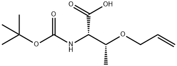Boc-Thr(Allyl)-OH 化学構造式