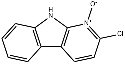 9H-Pyrido[2,3-b]indole, 2-chloro-, 1-oxide Struktur