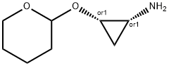 Cyclopropanamine, 2-[(tetrahydro-2H-pyran-2-yl)oxy]-, (1R,2S)-rel- 结构式