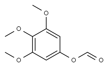 Phenol, 3,4,5-trimethoxy-, 1-formate Struktur