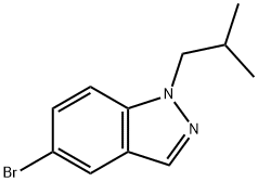 5-溴-1-(2-甲基丙基)-1H-吲唑,303050-44-4,结构式