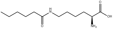 (2S)-2-amino-6-(hexanoylamino)hexanoic acid Structure