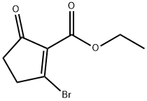 1-Cyclopentene-1-carboxylic acid, 2-bromo-5-oxo-, ethyl ester