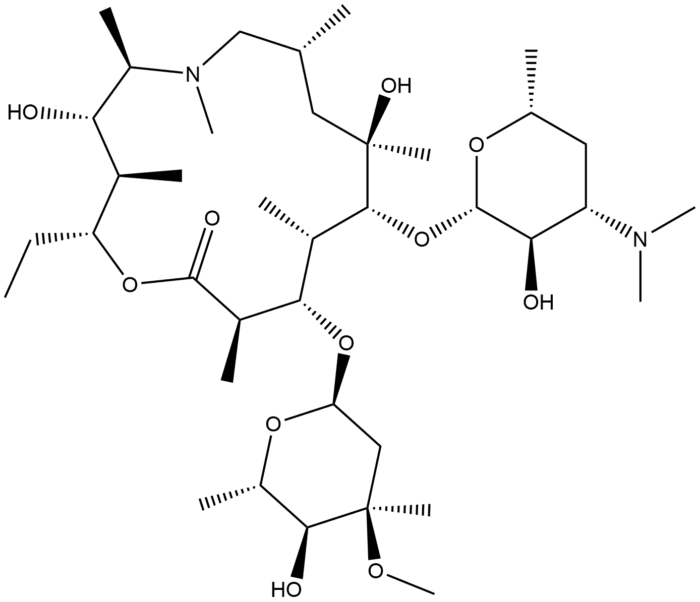 AZITHROMYCIN IMPURITY B Struktur
