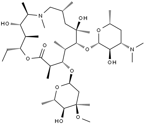 阿奇霉素杂质B 结构式