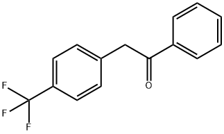 Ethanone, 1-phenyl-2-[4-(trifluoromethyl)phenyl]- Structure