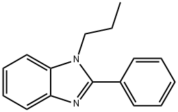 1-n-Propyl-2-phenylbenzimidazole Structure