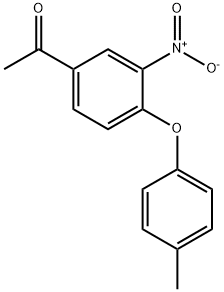 Ethanone, 1-[4-(4-methylphenoxy)-3-nitrophenyl]- Struktur