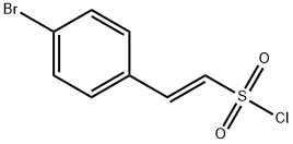 Ethenesulfonyl chloride, 2-(4-bromophenyl)-, (1E)- Structure