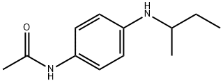 N-(4-(仲丁基氨基)苯基)乙酰胺 结构式