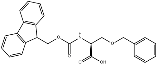 FMOC-DL-SER(BZL)-OH, 318996-98-4, 结构式