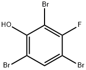 3-FLUORO-2,4,6-TRIBROMOPHENOL 结构式