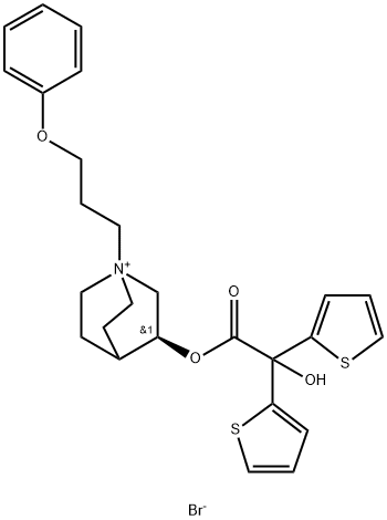 Aclidinium Bromide Impurity 3（(S)-Aclidinium Bromide） 化学構造式