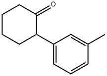Cyclohexanone, 2-(3-methylphenyl)- Structure