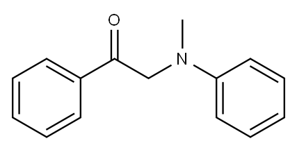 Ethanone, 2-(methylphenylamino)-1-phenyl- Structure