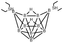 硼十氢十二双乙基硫醚 结构式
