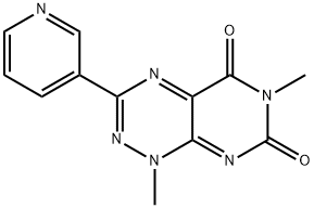 3-(3-Pyridyl)toxoflavine Struktur