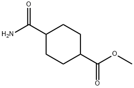 4-氨甲酰环己烷-1-羧酸甲酯 结构式