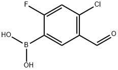 (4-Chloro-2-fluoro-5-formylphenyl)boronic acid