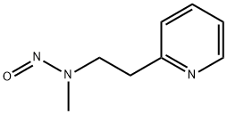 2-Pyridineethanamine, N-methyl-N-nitroso- 化学構造式