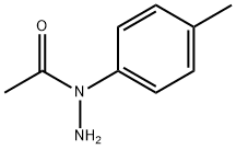 Acetic acid 1-(4-methylphenyl) hydrazide, 32702-88-8, 结构式