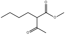 Hexanoic acid, 2-acetyl-, methyl ester 化学構造式