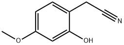 Benzeneacetonitrile, 2-hydroxy-4-methoxy- Struktur