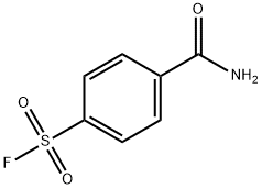 Benzenesulfonyl fluoride, 4-(aminocarbonyl)- Struktur