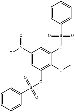 1,3-Benzenediol, 2-methoxy-5-nitro-, 1,3-dibenzenesulfonate