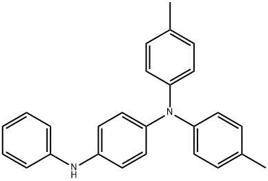 N1-Phenyl-N4,N4-di-p-tolylbenzene-1,4-diamine Struktur
