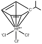 异丙基环戊二烯基三氯化铪, 329736-06-3, 结构式