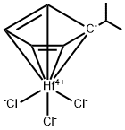 I-PROPYLCYCLOPENTADIENYLHAFNIUM TRICHLORIDE, MIN Structure