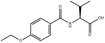 L-Valine, N-(4-ethoxybenzoyl)- Structure