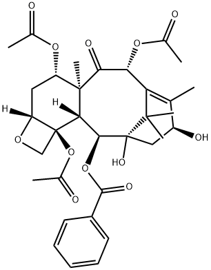 ACETYLBACCATIN III, 7-(P) Struktur