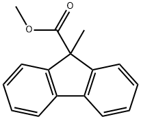 Methyl 9-methylfluorene-9-carboxylate Struktur