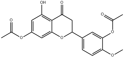 rac-Hesperetin 3’,7-Diacetate Structure