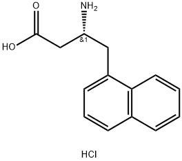 H-D-b-HoAla(1-naphthyl)-OH.HCl Struktur