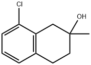 2-Naphthalenol, 8-chloro-1,2,3,4-tetrahydro-2-methyl- Structure