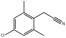 2-(4-氯-2,6-二甲基苯基)乙腈 结构式