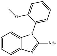 1H-Benzimidazol-2-amine, 1-(2-methoxyphenyl)- Struktur