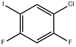 Benzene, 1-chloro-2,4-difluoro-5-iodo- 结构式